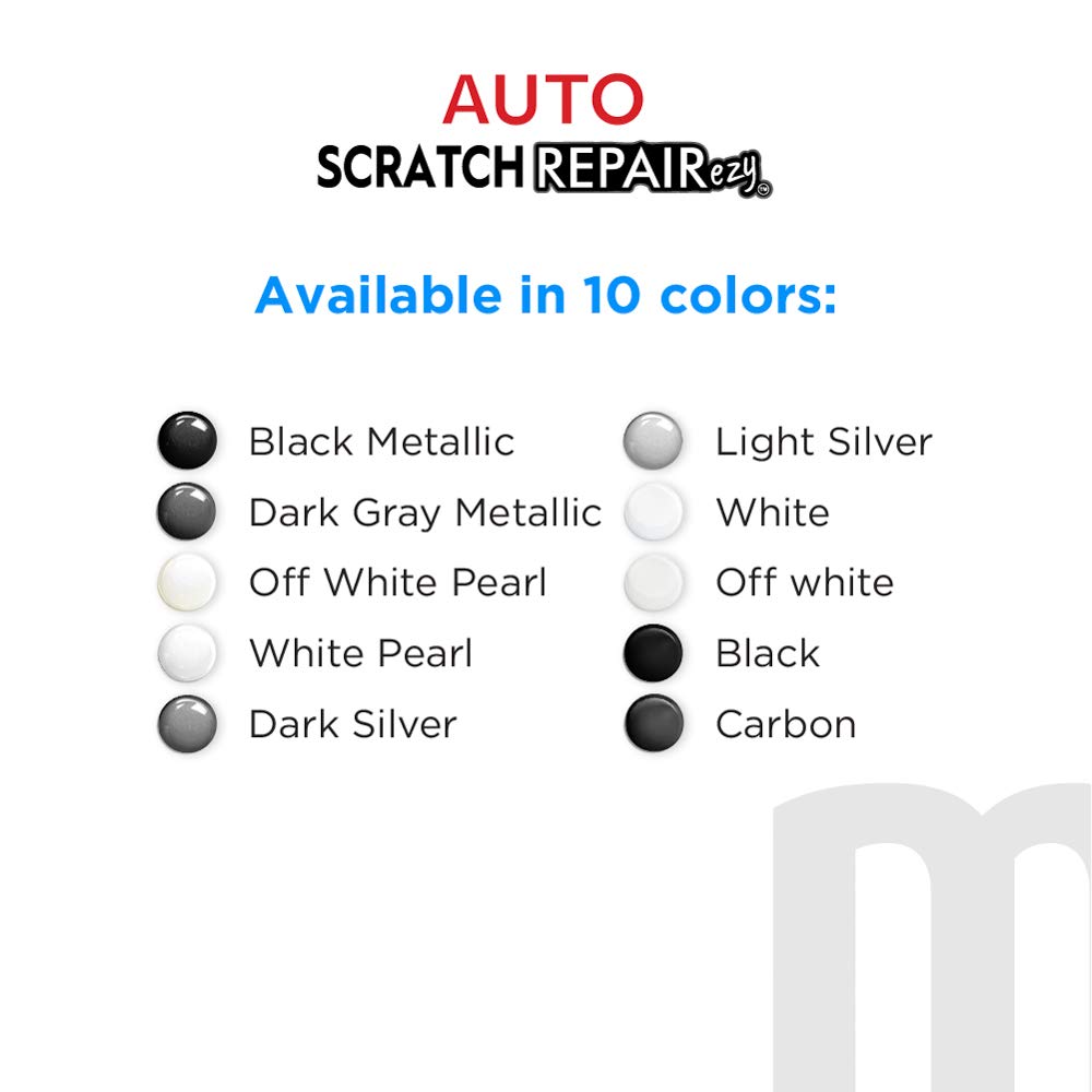 MagicEzy Auto Scratch Repair Kit (White) - Car Touch Up Paint for Scratches & Chips | Universal Fit All Makes & Models | No Color Matching Needed | Perfect for DIY Car Scratch Repair at Home or On-the-Go