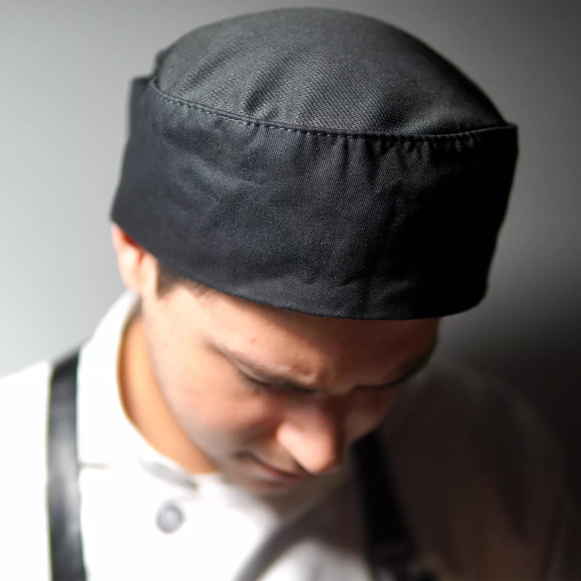Breathable Cotton Chef Beanie Hat - Professional Kitchen Headwear for Cooking, Baking & Food Service - Comfortable & Lightweight for Long Shifts