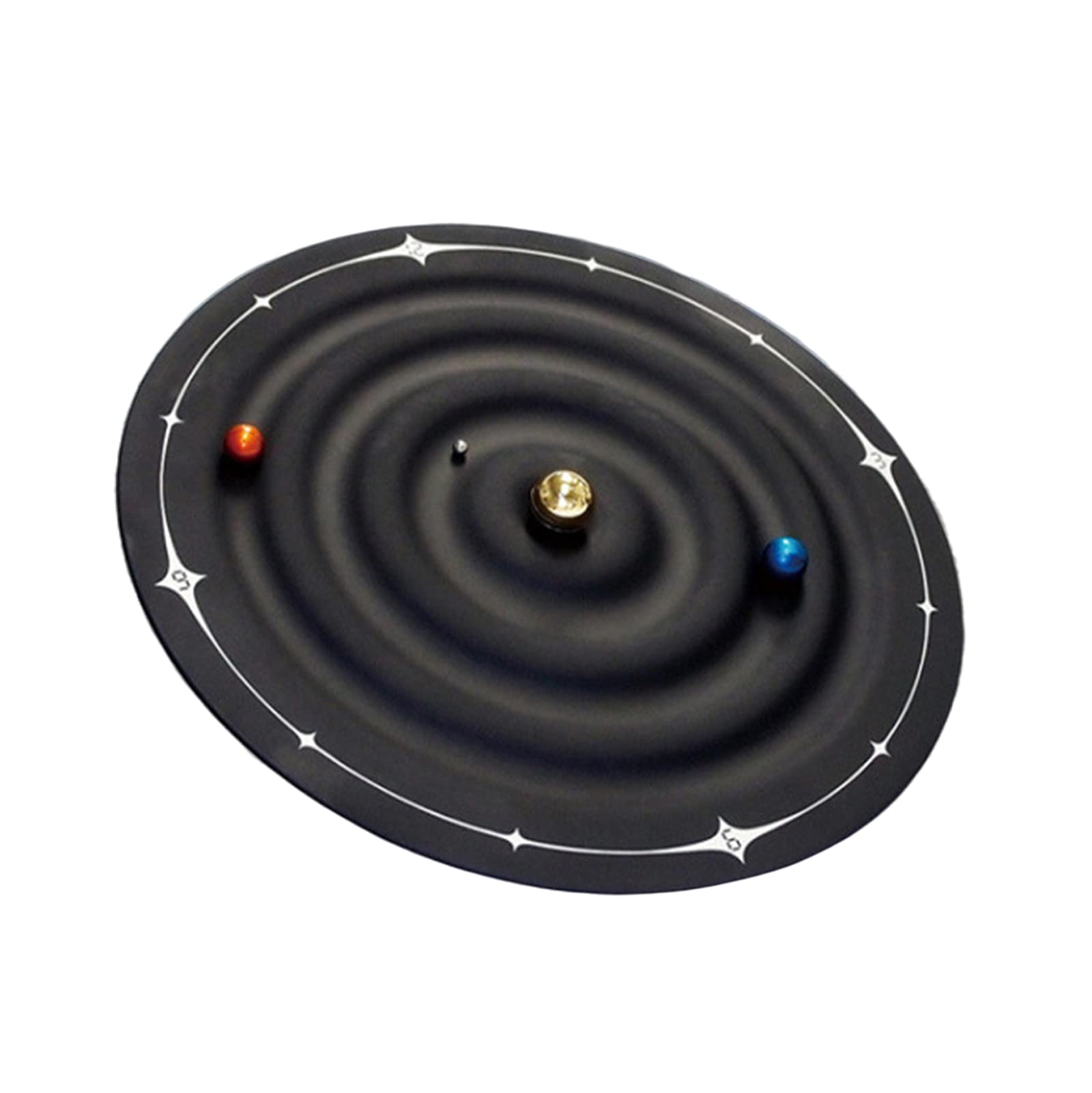 Galaxy Magnetic Table Clock - Solar System Planet Ball Desktop Watch for Astronomy Enthusiasts | Unique Wall & Desk Decor for Living Room, Office, or Bedroom