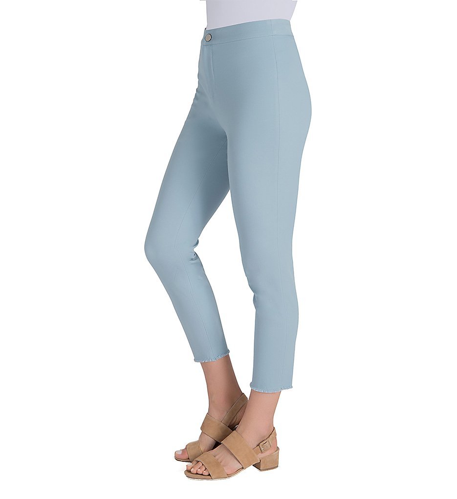 Lysse Rae Crop Twill Leggings for Women - Medium Size, Blue - Perfect for Yoga, Workouts & Casual Wear