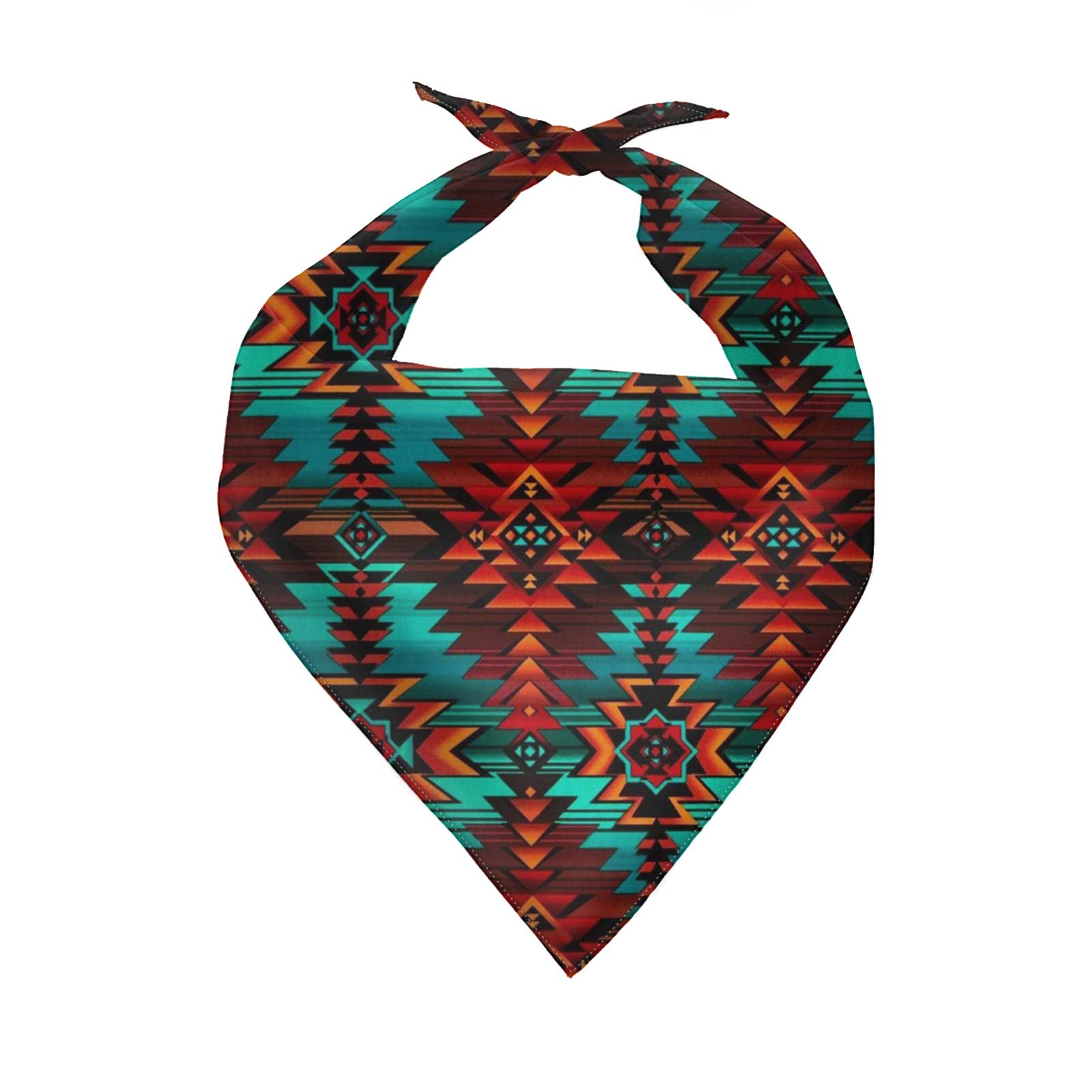 Valentine's Day Dog Bandanas for Large & Medium Dogs - Washable Adjustable Tribal Print Pet Scarves, Puppy Bibs & Triangle Kerchiefs | Perfect for Daily Wear, Holidays & Special Occasions