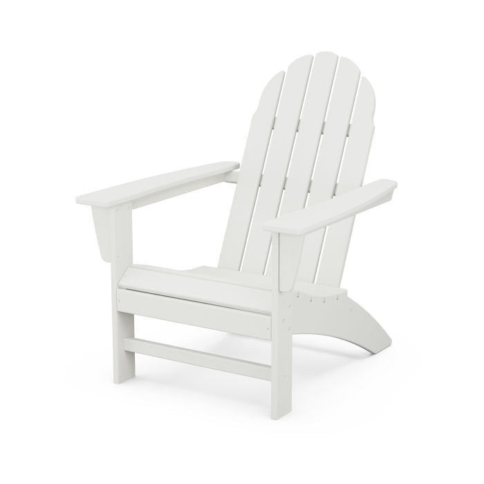 POLYWOOD Vineyard Adirondack Chair - All-Weather Outdoor Furniture for Patio, Garden & Poolside Relaxation | Durable Recycled Plastic Material