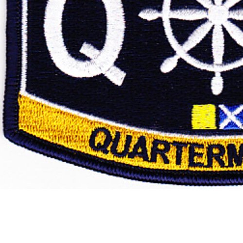 US Navy Submarine Quartermaster Patch - Embroidered Military Badge for Uniforms & Collectors | Perfect for Veterans, Cosplay & Memorabilia Displays