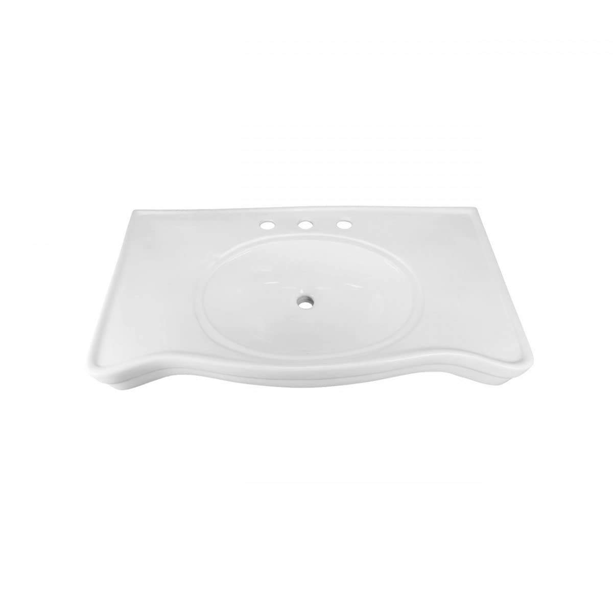 White Belle Porcelain Bathroom Sink 35.5