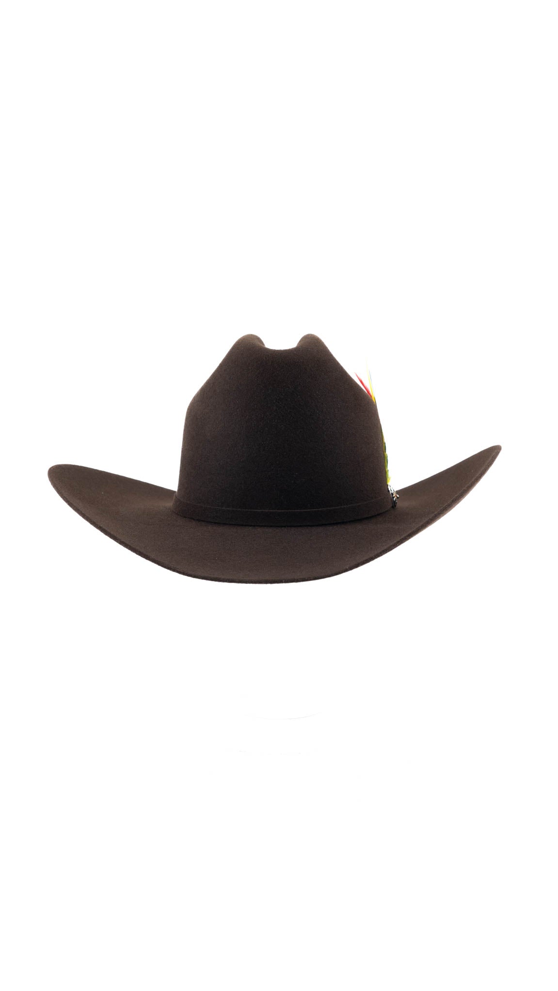 Rock'em 100x Johnson Felt Hat for Men - Classic Western Cowboy Hat for Outdoor Rodeo, Country Music Festivals & Ranch Work