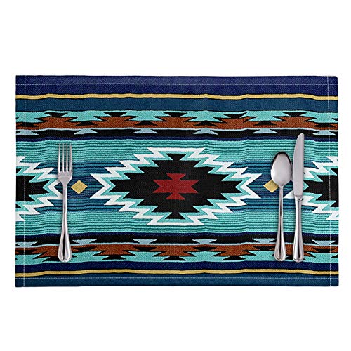 Native Blue Aztec
