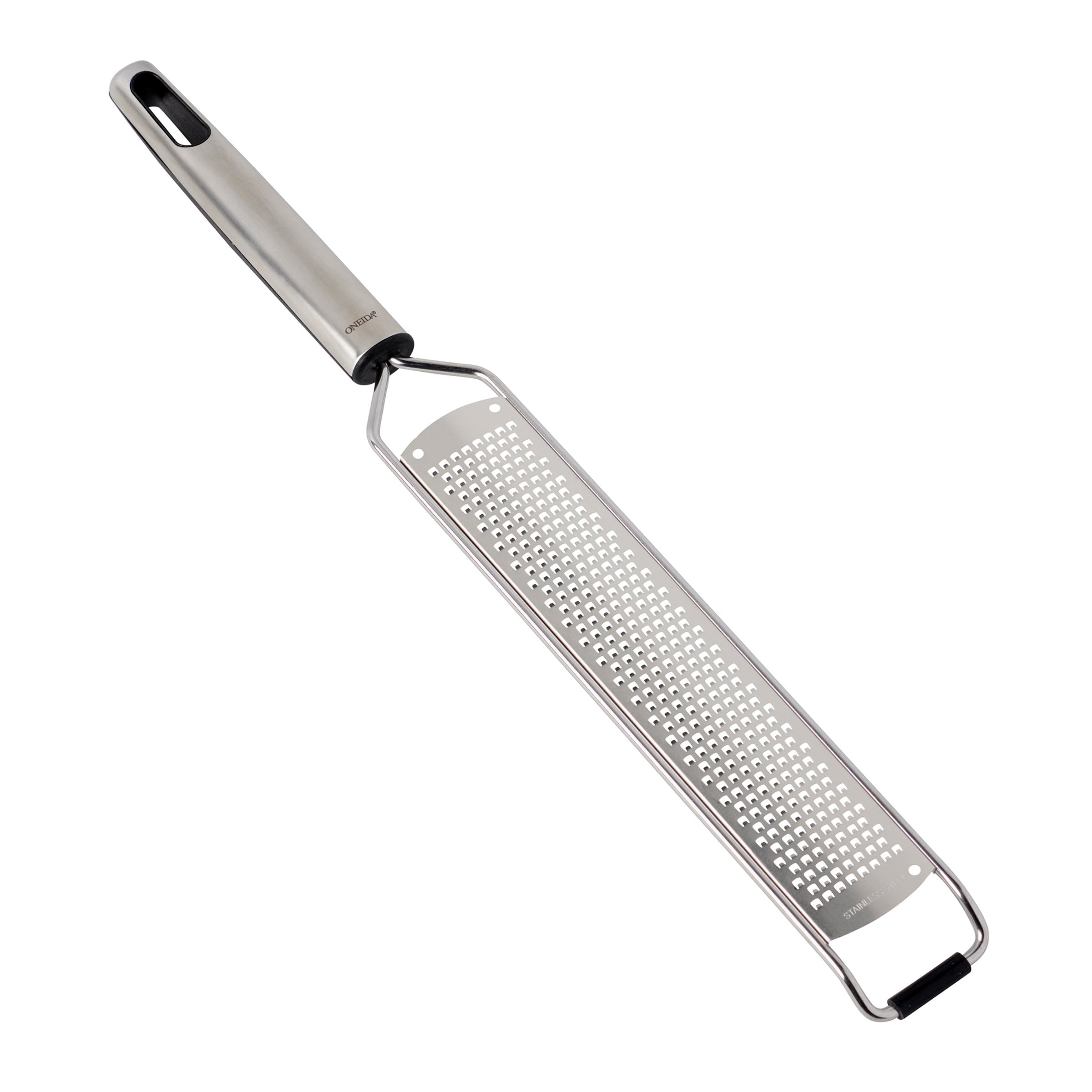 Premium Stainless Steel Zest Grater - Durable Kitchen Tool for Citrus Peels, Cheese & Chocolate - Perfect for Baking, Cocktails & Garnishing