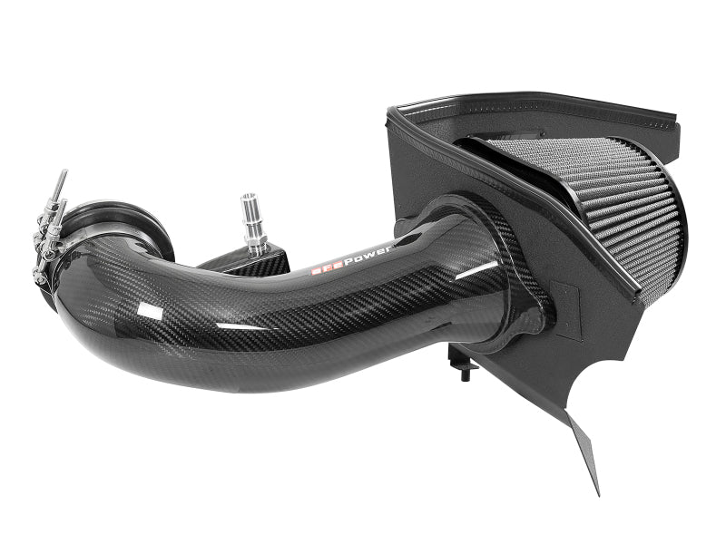 aFe 19-21 GM Trucks 5.3L/6.2L Track Series Carbon Fiber Cold Air Intake System with Pro Dry S Filters - Performance Upgrade for Silverado & Sierra - Off-Road & Street Racing Use