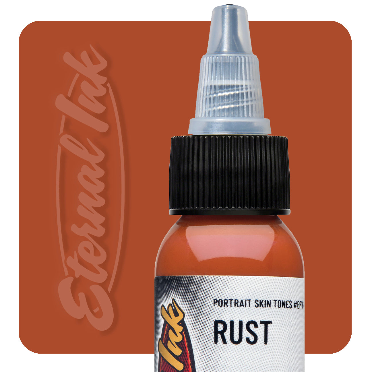 Eternal Portrait Skin Tones Rust Ink - Professional Tattoo Ink Set for Realistic Skin Tone Shading - Perfect for Portrait, Realism & Cosmetic Tattoo Artists