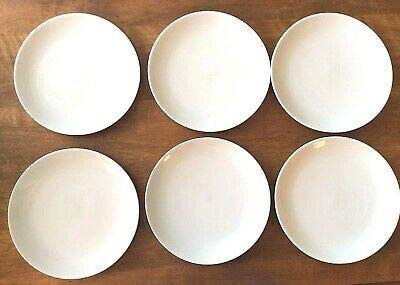Wilmax White Porcelain Bread Plates Set of 6 (9 Inch) | Premium English Porcelain | Dishwasher & Microwave Safe | Perfect for Breakfast, Dinner Parties & Formal Dining
