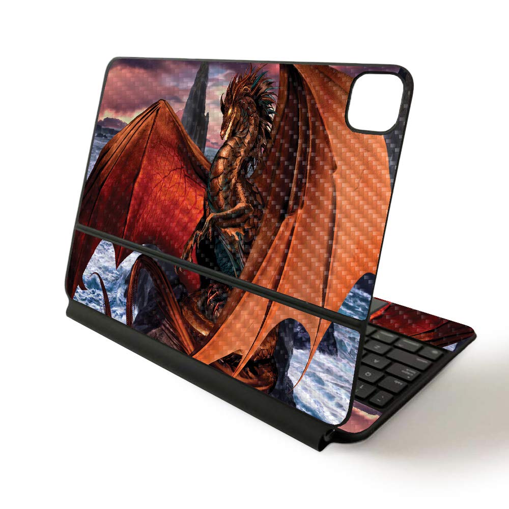 MightySkins Vinyl Skin Cover for Apple Magic Keyboard iPad Pro 11-inch (2020) - Sushi Design | Protective Durable Decal Wrap | Perfect for Work, Travel & Personalization