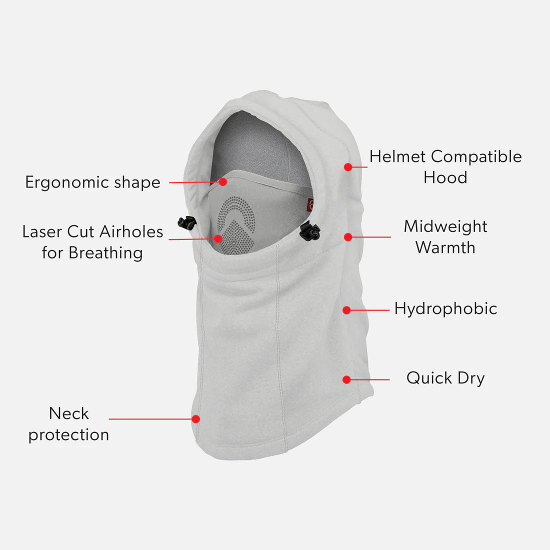Airhood Laser Polar Fleece Jacket for Men & Women - Windproof Winter Coat for Outdoor Activities, Hiking, and Camping
