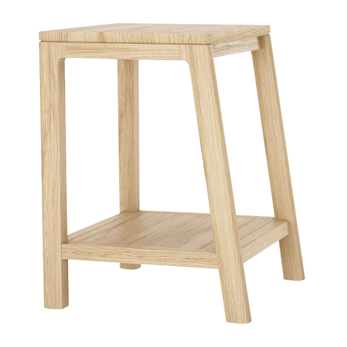 Circa Side Table - Modern End Table with Wooden Top & Metal Base for Living Room, Bedroom, or Office - Stylish & Functional Small Table for Home Decor