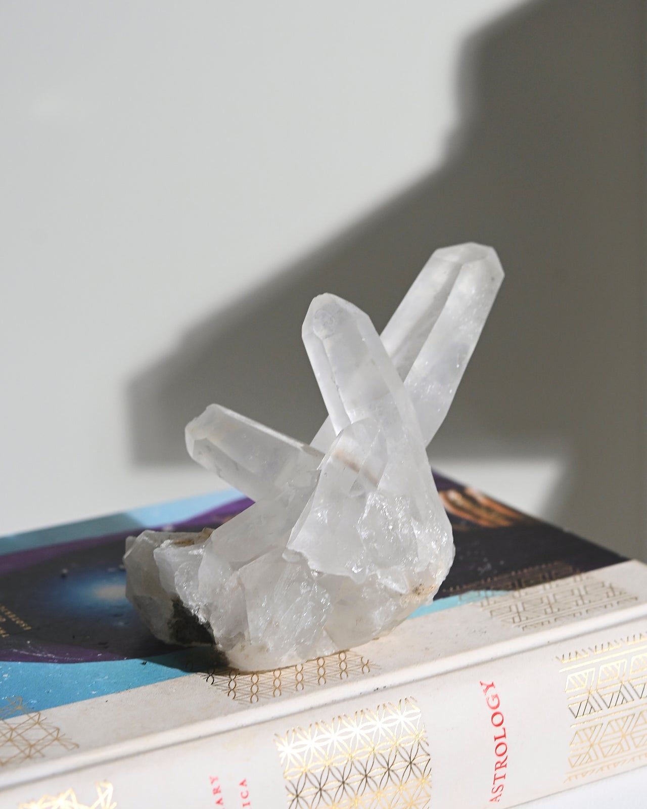 Natural Peruvian Quartz Cluster - 5 Inch Healing Crystal for Meditation, Reiki, and Home Decor | Spiritual Energy Stone for Positive Vibes & Feng Shui