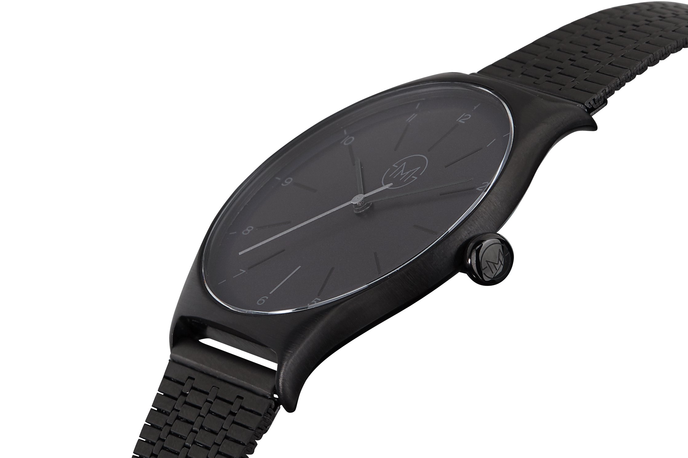 One 07 Ultra Slim Black Unisex Watch - Minimalist Design for Men & Women - Perfect for Everyday Wear, Office & Casual Outfits