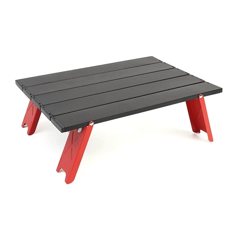 Portable Folding Camping Table - Lightweight Aluminum Mini Table for Outdoor, Tent, Home, Office & Travel | Compact, Durable & Easy to Carry | Perfect for Picnics, Beach, Camping & Coffee Breaks (Dark Grey)