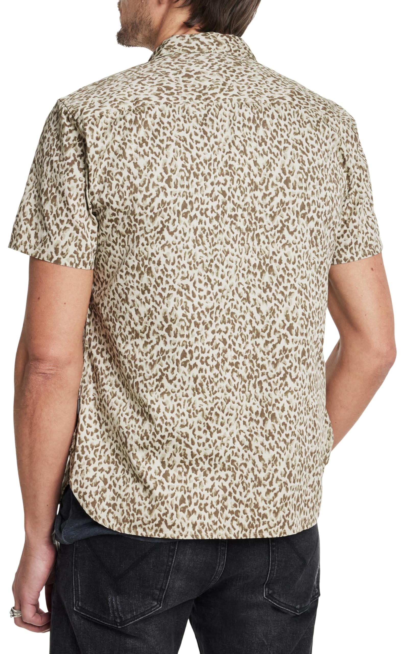 John Varvatos Men's Sean Button-Down Shirt - Casual & Stylish Long Sleeve Dress Shirt for Work, Date Night & Formal Events