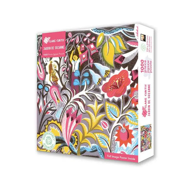 Jardin de Suzanne 1000 Piece Jigsaw Puzzle - Beautiful Floral Garden Landscape Puzzle for Adults & Teens - Perfect for Relaxation, Family Bonding & Home Decor