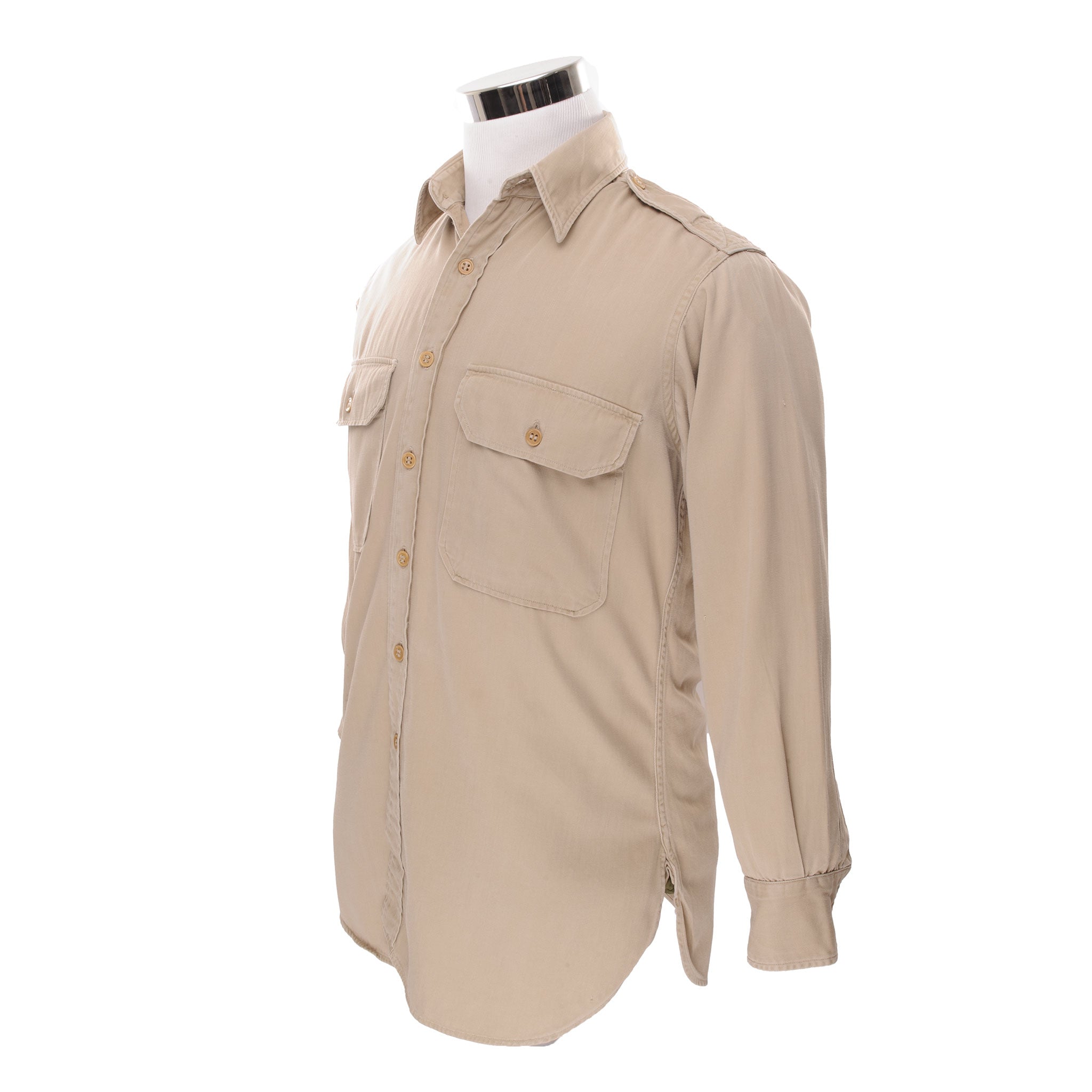 Vintage US Army Officer Shirt Post WW2 - Size 15X32 - Authentic Military Uniform for Collectors & Reenactments