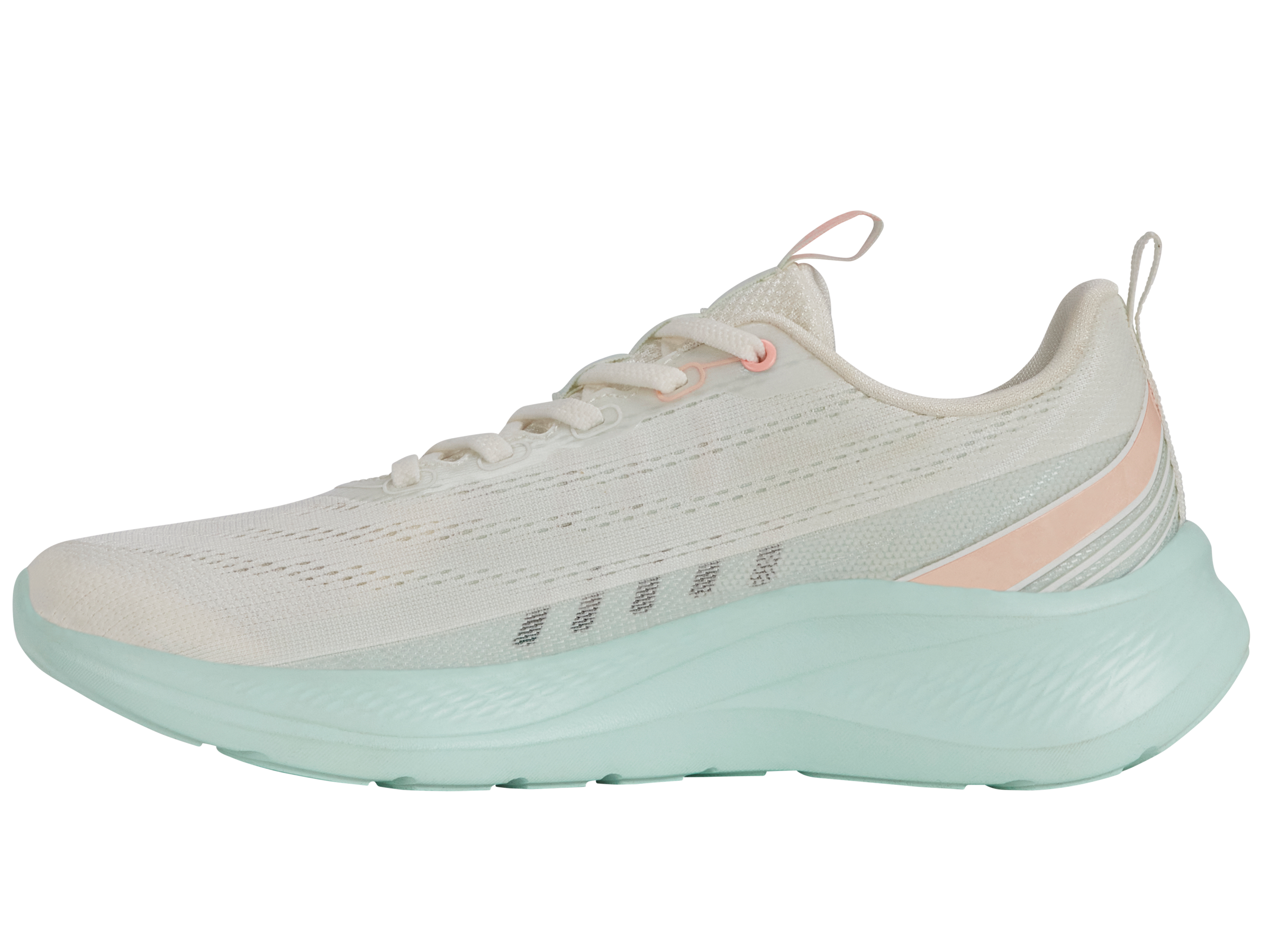 HELIO TRAINER 94079 932 M Running Shoes for Men - Lightweight & Breathable Sail White/Foam Green - Perfect for Jogging, Gym Workouts & Outdoor Training