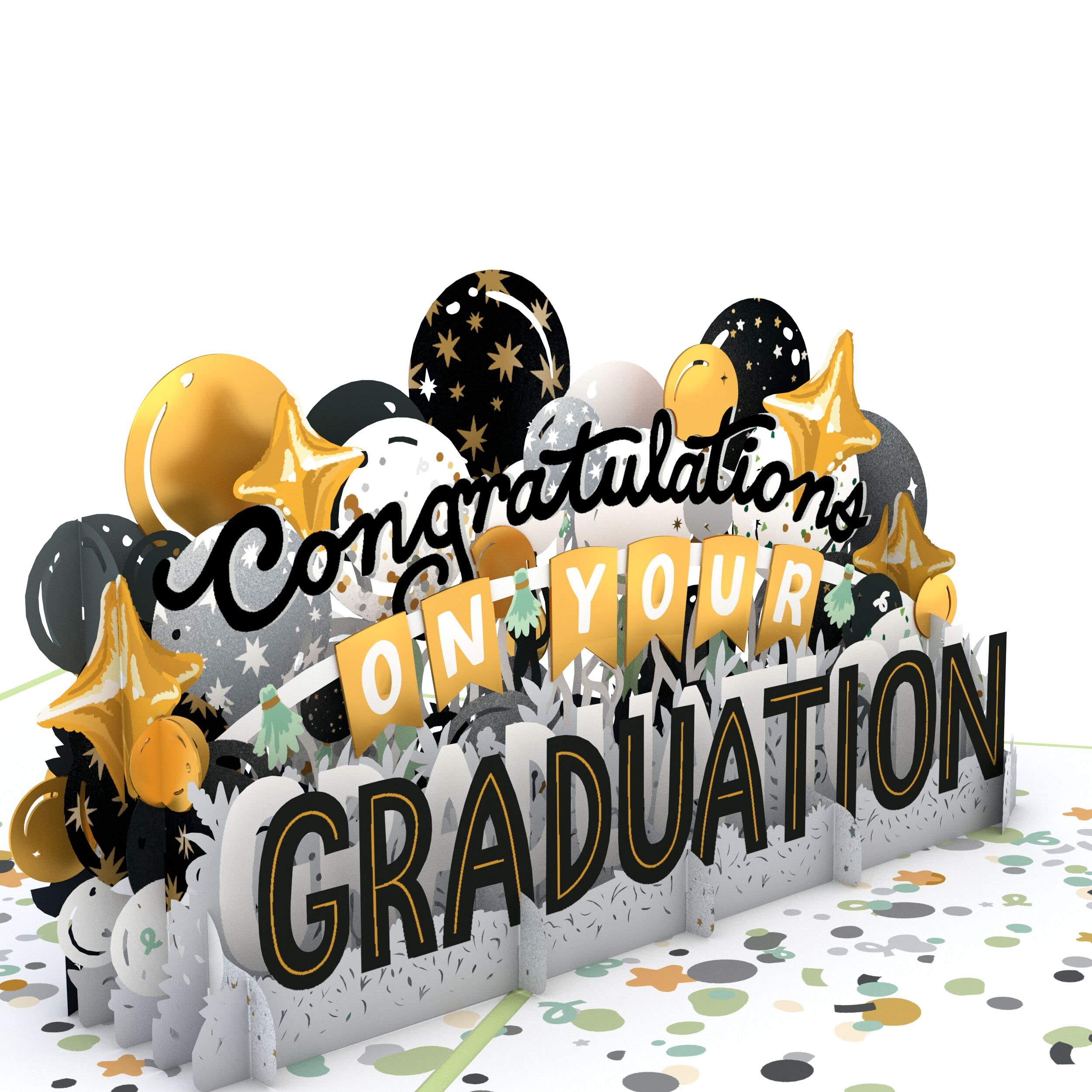 Lovepop 3D Graduation Pop-Up Card – Handcrafted Congratulations Greeting Card for Graduates – 5 x 7 Inch – Perfect for High School & College Graduation Gifts, Commencement Celebrations & Milestone Achievements