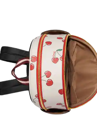 Coach Court Backpack With Heart Cherry Print - Stylish Women's Leather Backpack for Work, School & Travel | Durable Designer Handbag for Everyday Use