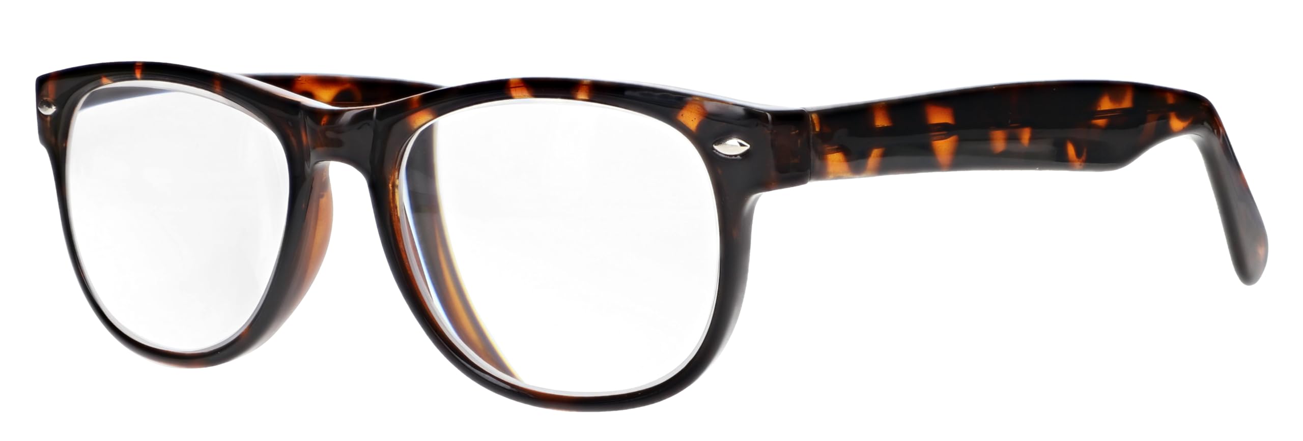 Premium +5.00 to +8.00 High Power Reading Glasses - Anti-Distortion Lenses with Lightweight Plastic Frame - Perfect for Reading Books, Crafts & Computer Work