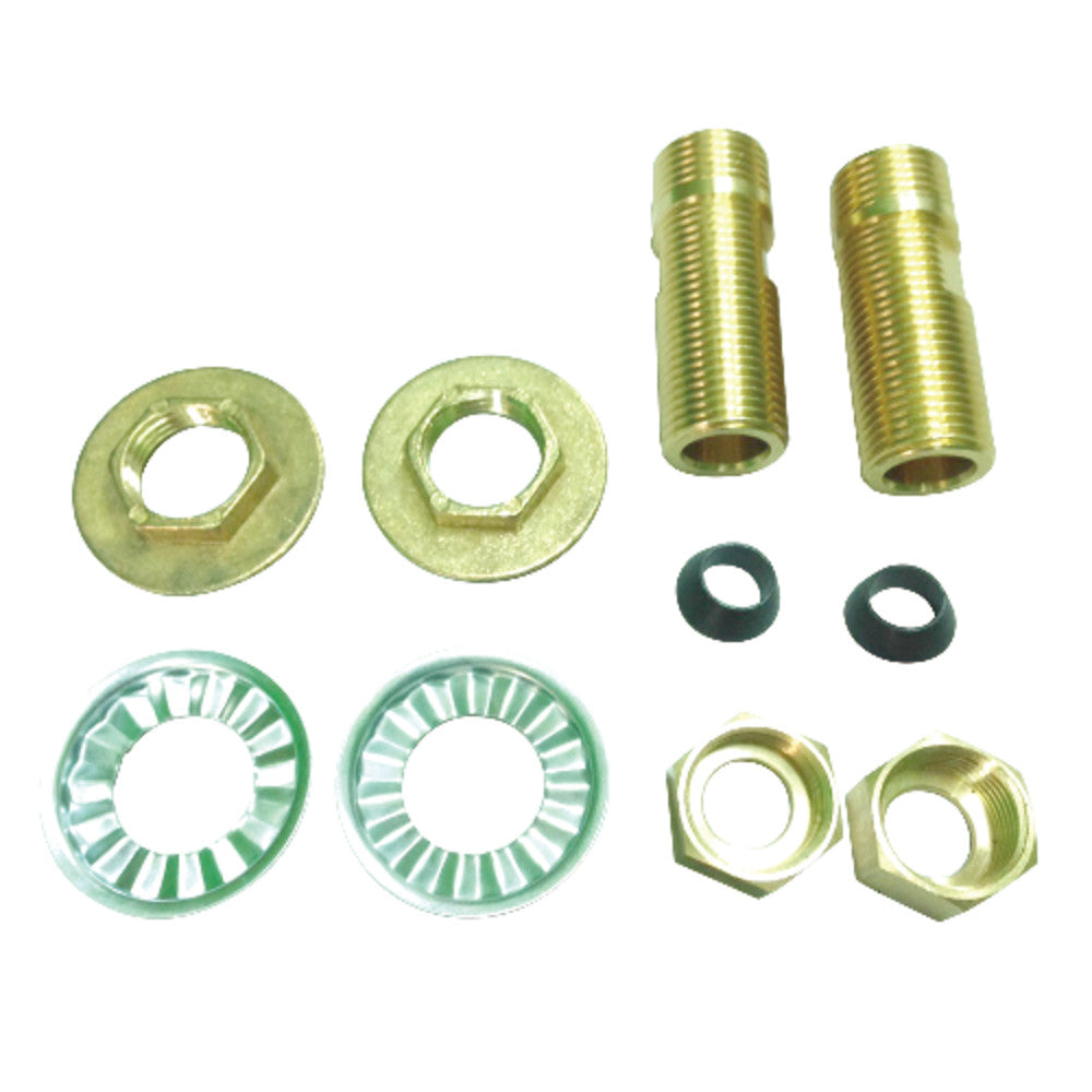 Aqua Eden AET130 4-1/2 Inch IPS Brass Adapter - Heavy Duty Brass Fitting for Plumbing, Water Supply & Irrigation Systems - Perfect for Home, Garden & Industrial Use