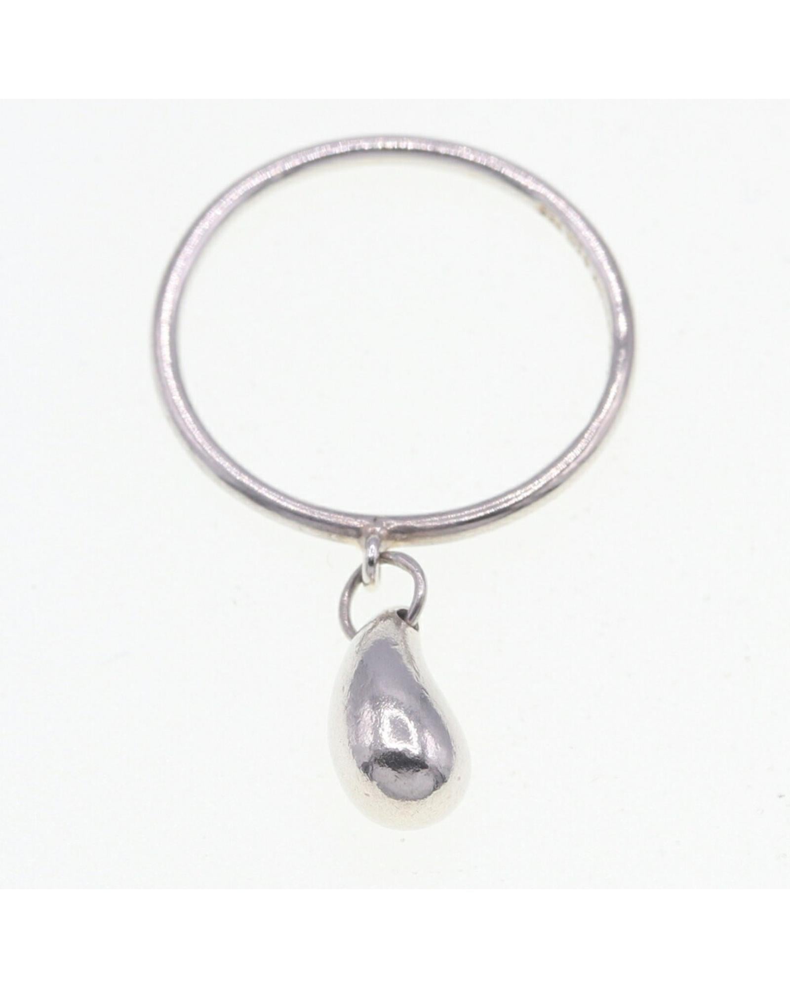 Sterling Silver Bean Ring Pendant - Elegant Minimalist Jewelry for Women, Perfect for Everyday Wear, Gifts & Special Occasions