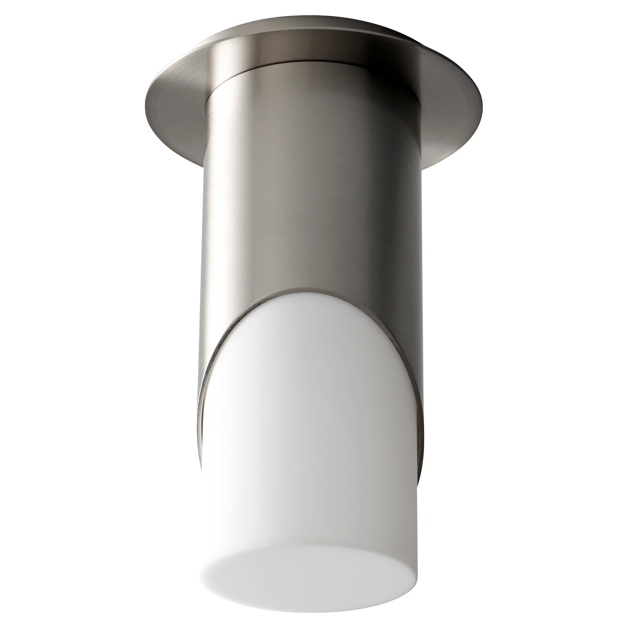 Oxygen Ellipse 3 354 224 Ceiling Mounts in Satin Nickel - Modern Lighting Fixture for Living Room, Bedroom & Office Decor