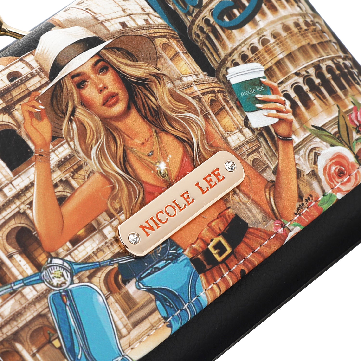 AGUSTINA Genuine Leather Trifold Wallet for Men - RFID Blocking, Multiple Card Slots & ID Window - Perfect for Travel, Business & Everyday Use