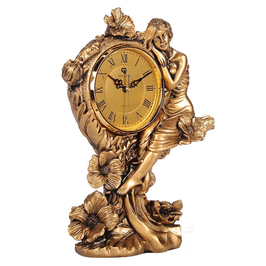 European-Style Floor Clock - Eco-Friendly Resin Wall Clock for Bedroom, Living Room & Office Decor | Perfect for Home, Office & Gift Giving
