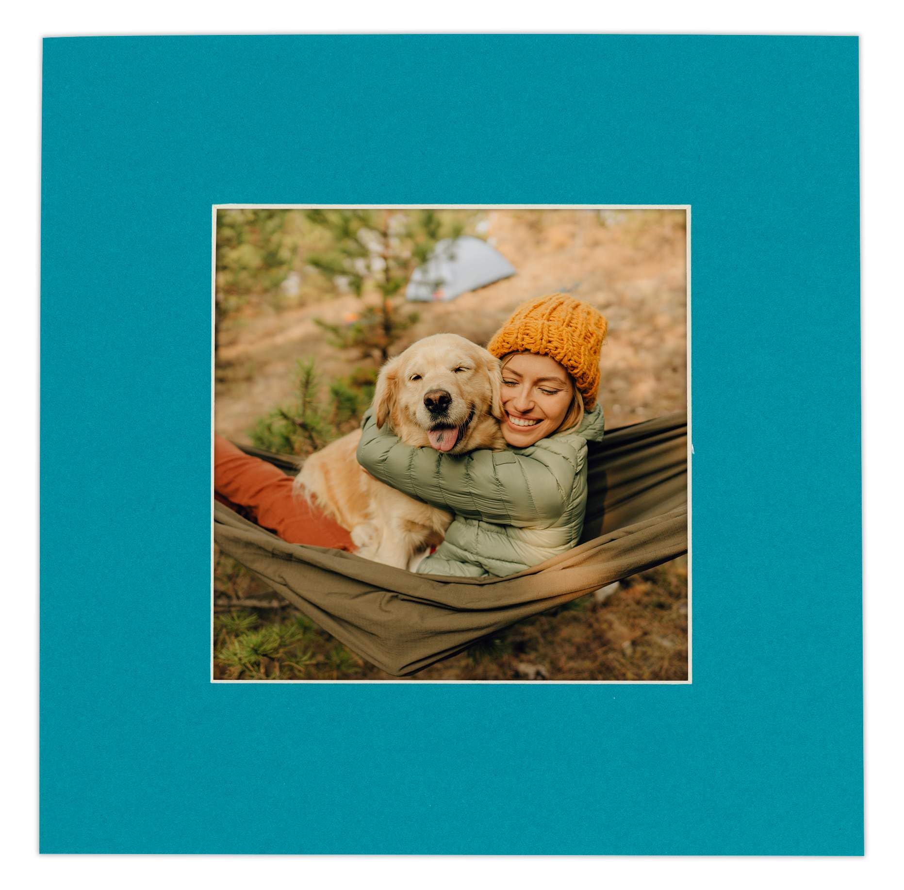 24x36 Acid-Free Teal Blue Precut Mat Board for 28x40 Frame - Premium Photo Mat for Family Pictures, Artwork & Framing - Perfect for Home Decor, Galleries & Gift Presentations (Pack of 1)