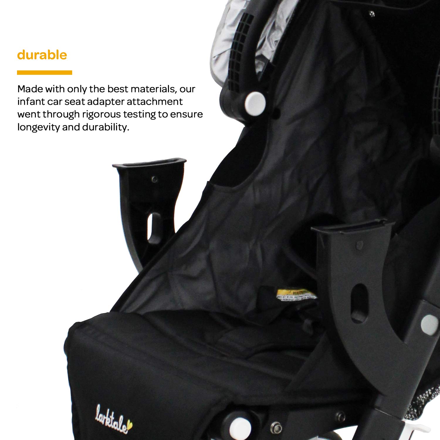 Larktale Infant Car Seat Adapter for Coast Stroller - Britax Compatible Baby Carrier Stroller Accessory | Perfect for Travel, Shopping & Daily Outings with Newborns