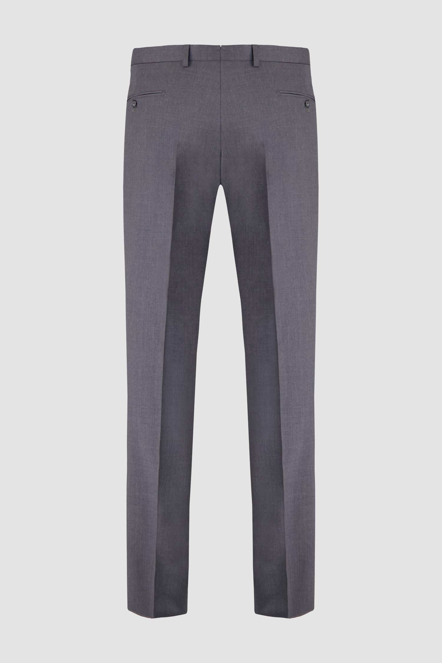 Barba Napoli Grey Long Suit for Men - Premium Wool Business Suit for Formal Occasions, Weddings & Office Wear