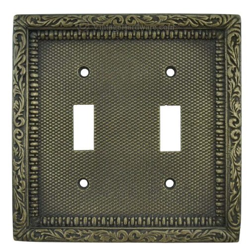 Victorian Double Light Switch Cover - Vintage Style for Home Decor