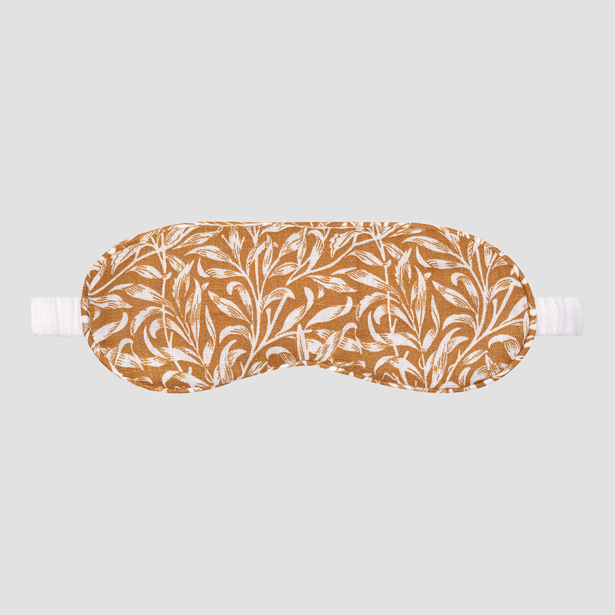 Sussex Rush Willow Boughs Linen Sleep Mask - Soft & Breathable Eye Cover for Sleeping, Travel & Relaxation - Perfect for Nighttime, Naps & Meditation