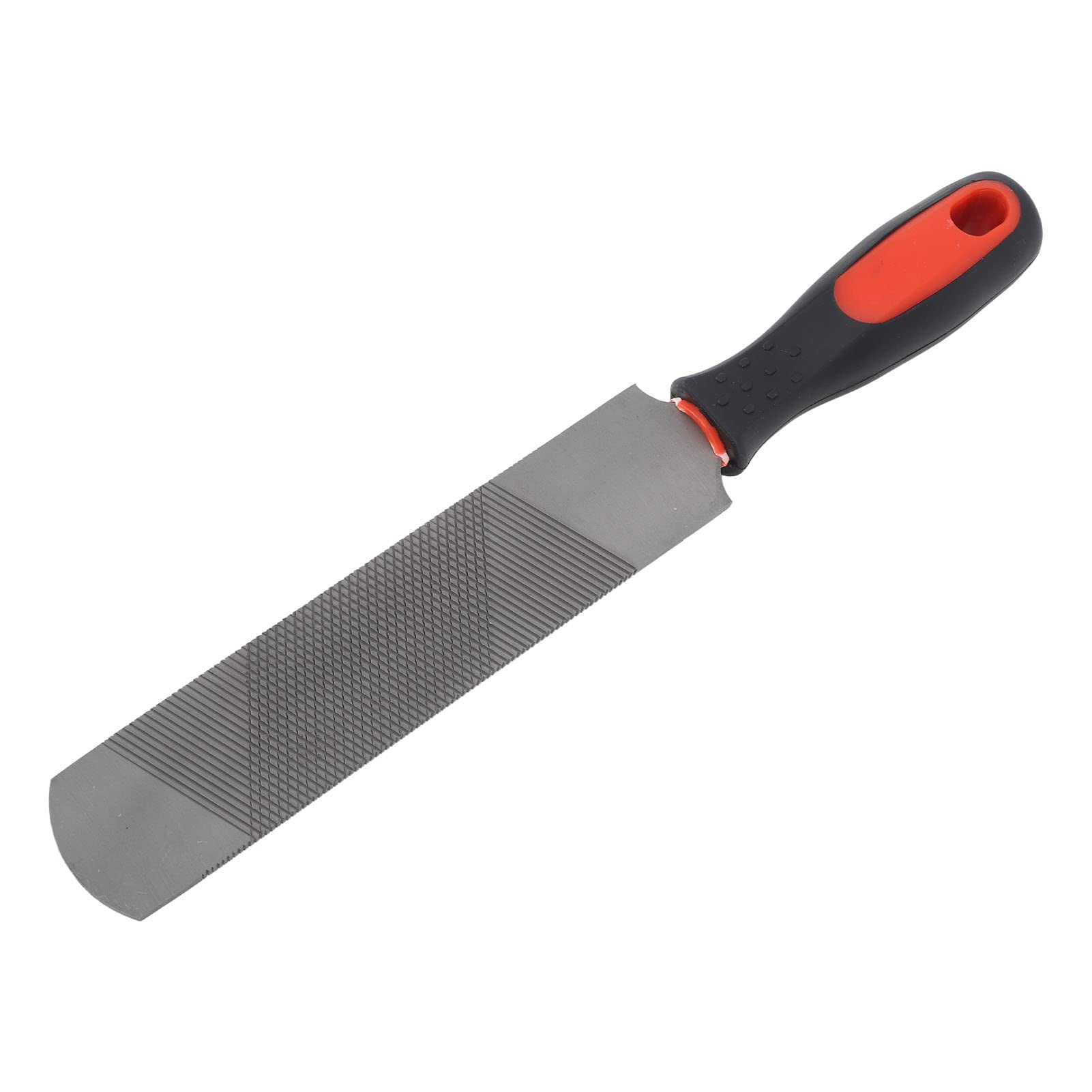 8 Inch Farrier Rasp File with Rubber Handle - Carbon Steel Hoof Trimming Tool for Horses, Pigs, Goats - Professional Farrier File for Horseshoes & Animal Hoof Care - Ideal for Stable, Farm, and Veterinary Use