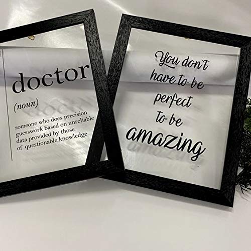 Transparent Academic Advisor Poster - Inspirational College Coworker Gift, New Job Wall Art Decor for Office, Classroom & Study Room