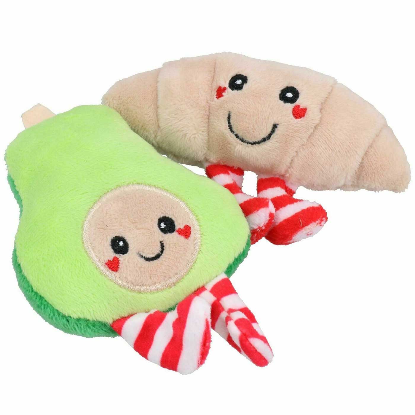 Premium Rosewood Christmas Cat Toy Duo - Interactive Brunch-Themed Catnip Toys for Kittens & Adult Cats - Perfect for Holiday Playtime & Gift Giving