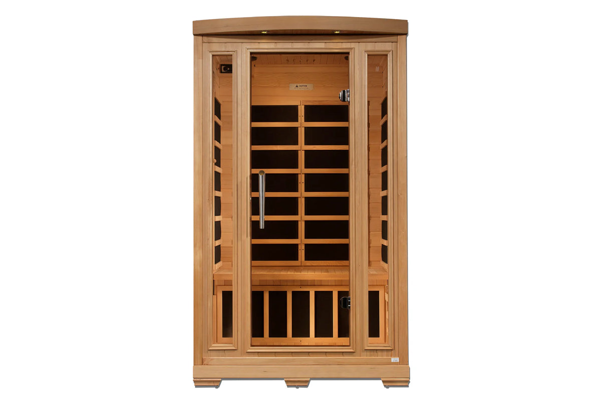 Pro 6 Amanda 2-Person Low EMF Far Infrared Sauna (2025 Edition) - Home Spa Relaxation & Detox Therapy for Wellness