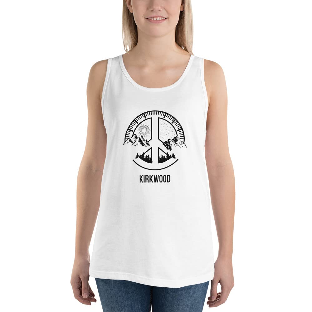 Kirkwood California Skiing & Snowboarding Unisex Tank Top - Breathable & Comfortable for Outdoor Camping & Winter Sports