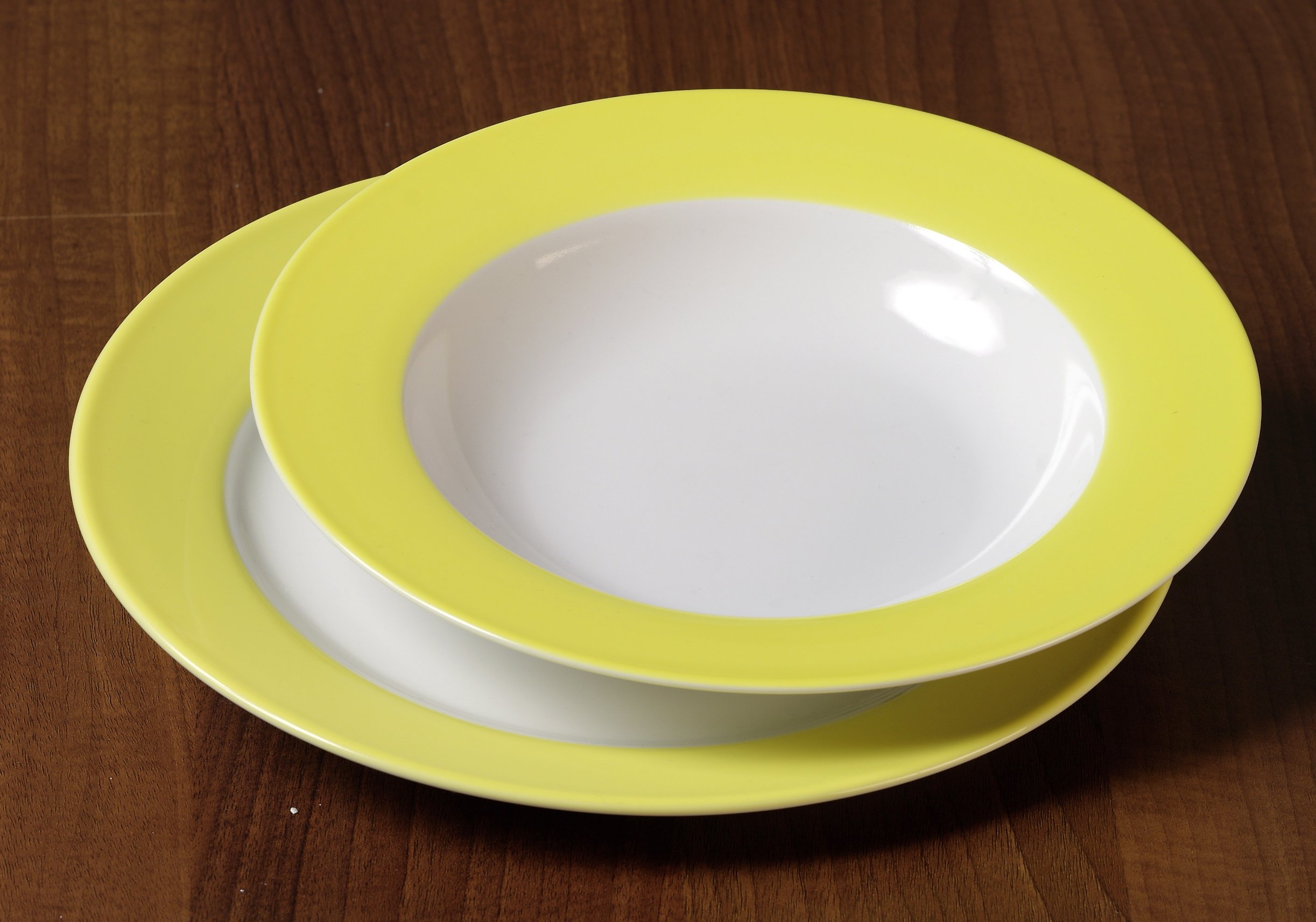 Ritzenhoff & Breker Doppio 596656 8-Piece Dinner Set in Yellow - Elegant Tableware for Family Dinners & Special Occasions