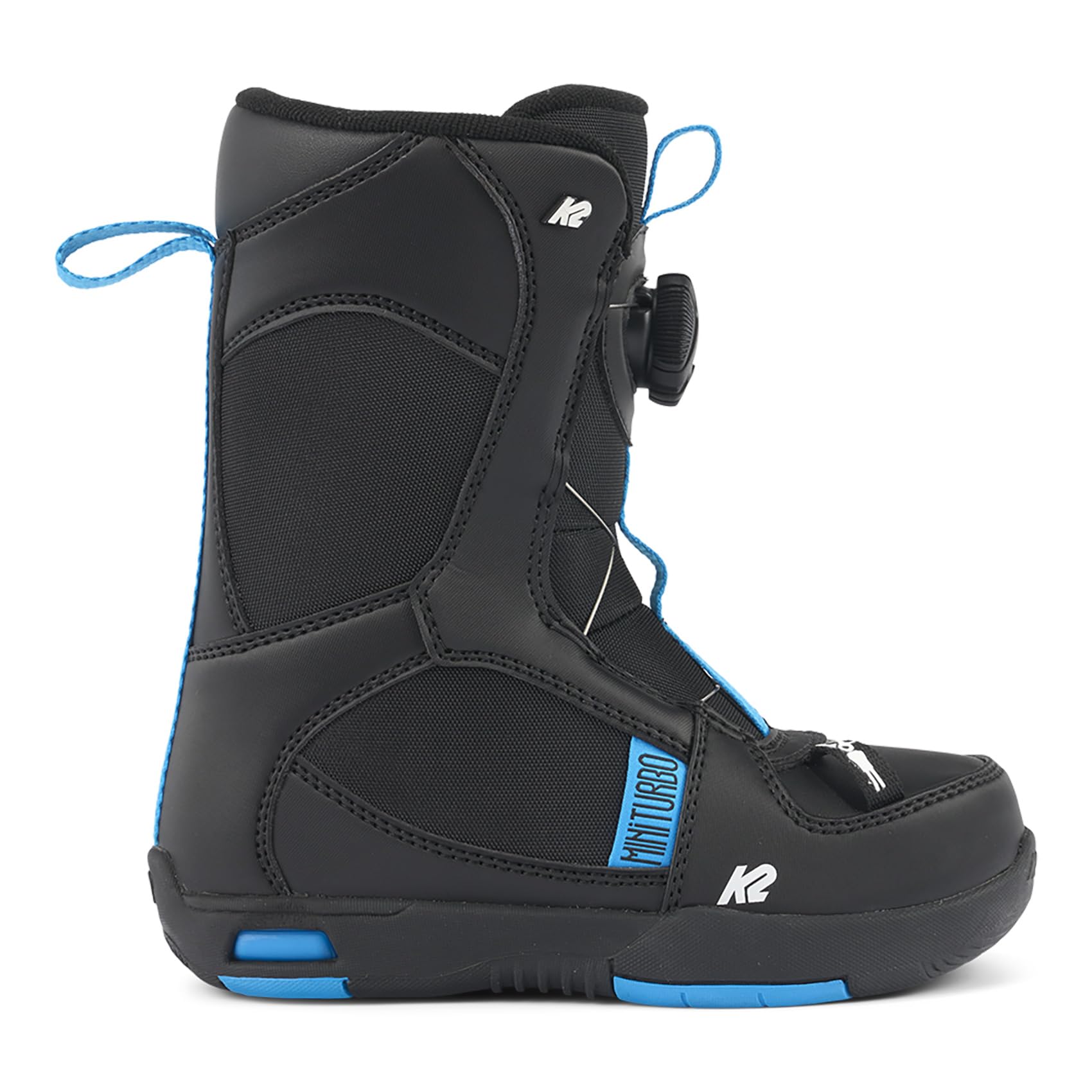 K2 Mini Turbo Youth Snowboard Boots - Kids' Snowboarding Shoes for Boys & Girls - Lightweight & Comfortable for Winter Sports & Mountain Adventures