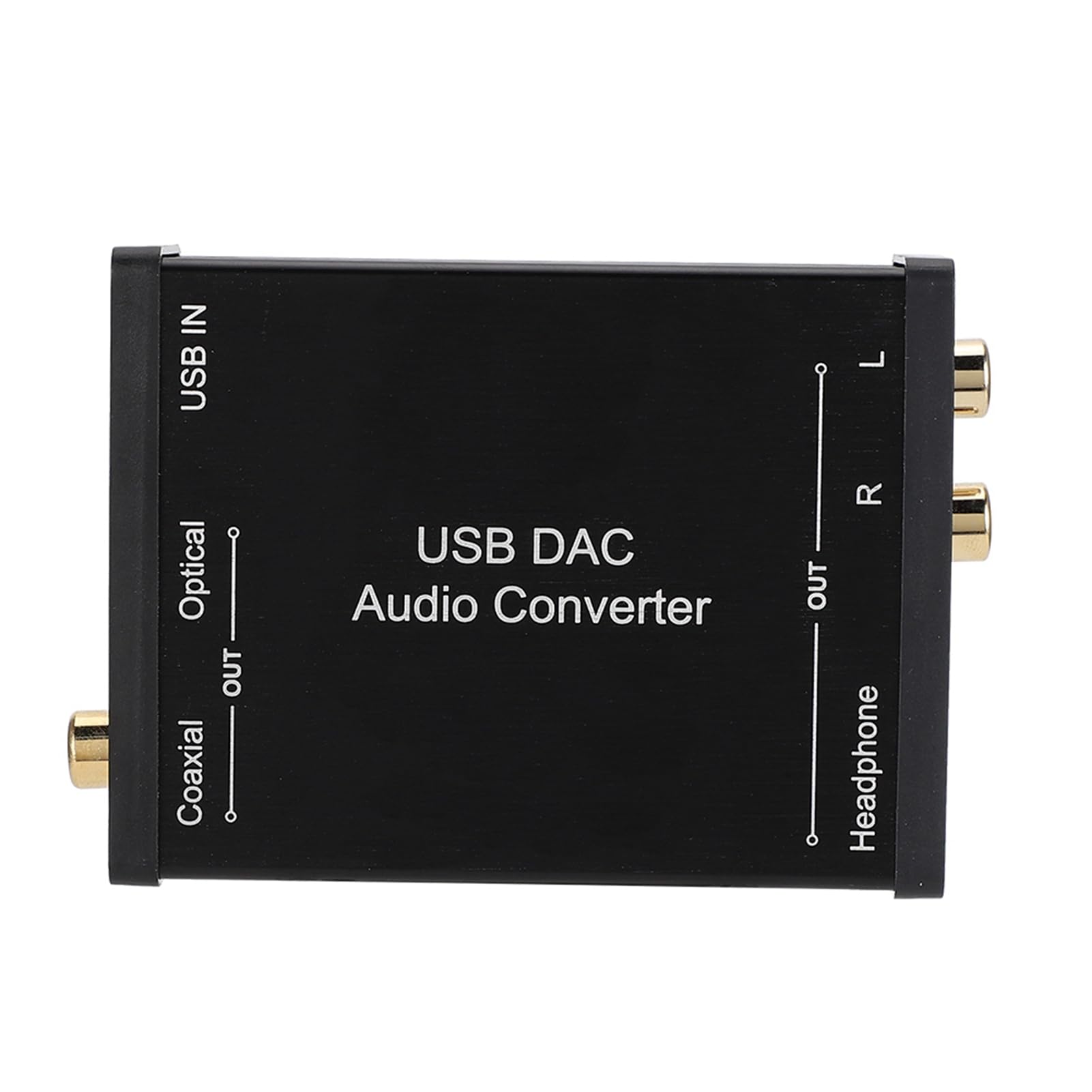 High-Quality USB DAC Audio Converter - Digital to Analog Sound Card for Enhanced Audio Playback | Perfect for Home Theater, Gaming, and Studio Recording