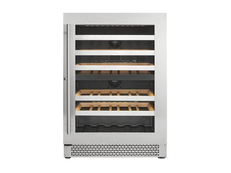 Cavavin V 041WDZ Vinoa Collection 24 Bottle Stainless Steel Wine Cooler Refrigerator - Perfect for Home Bars, Restaurants, and Wine Cellars