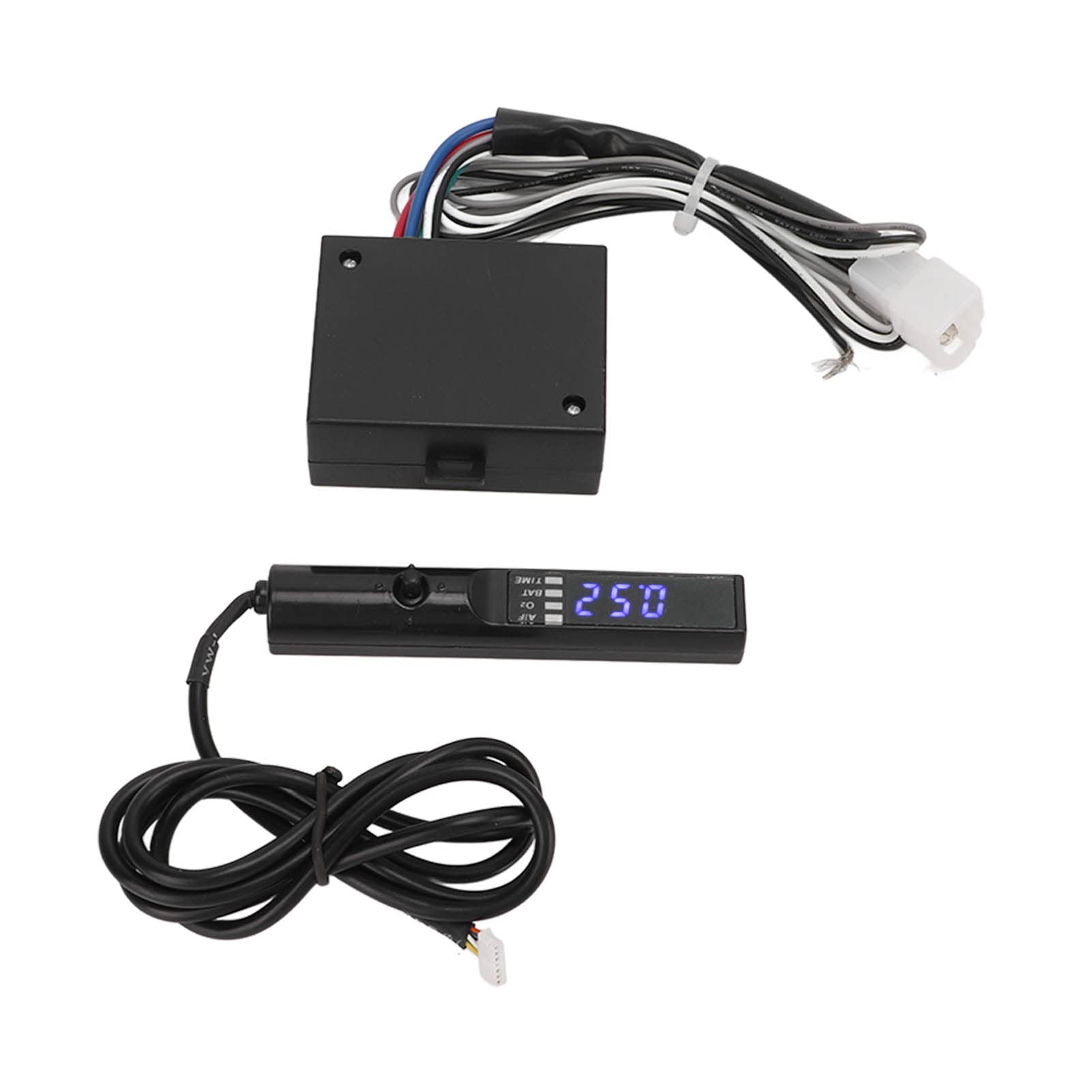 12V Auto Turbo Timer Control Kit with LED Digital Display - Engine Start Timer & Flameout Delay for Cars (Blue Light) - Perfect for Performance Tuning & Engine Protection