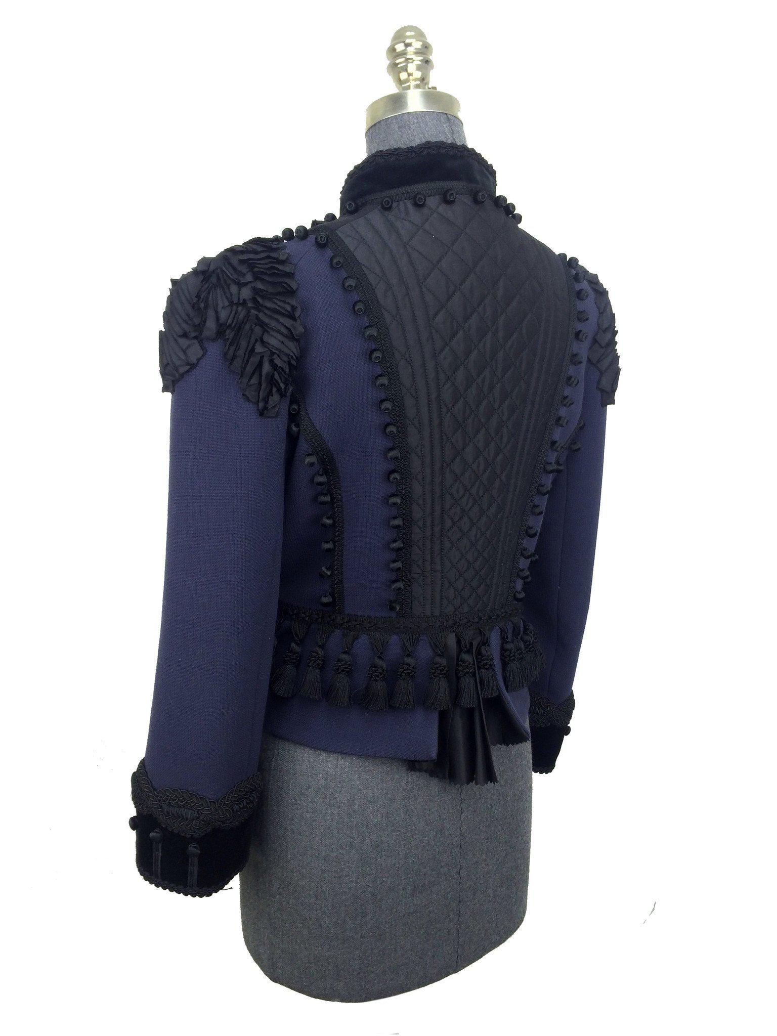Marc Jacobs Double-Faced Lightweight Wool Victorian Fitted Jacket for Women - Size M | Elegant Office Wear & Evening Outfits