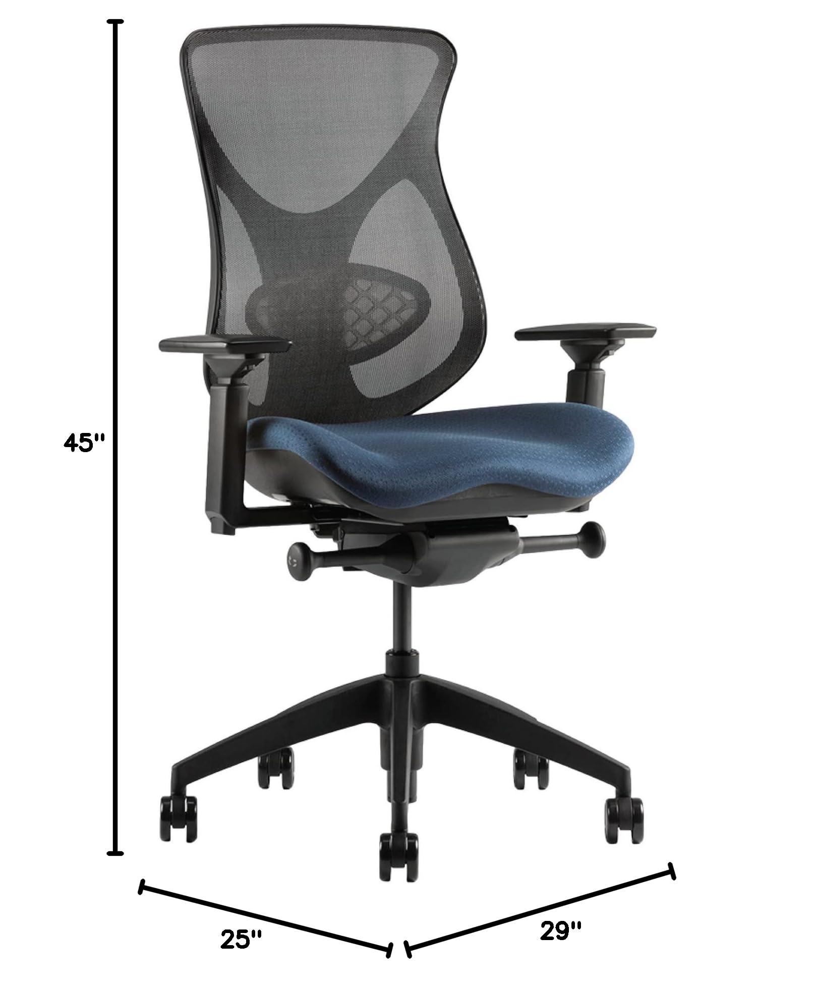Midcelli Mesh Back Office Chair - Ergonomic Desk Chair with Breathable Mesh for Home & Office Workspace