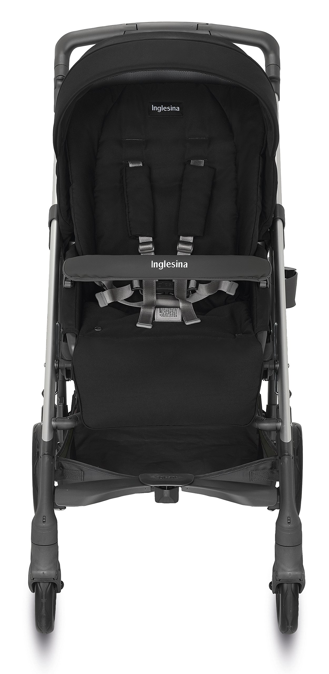 Inglesina USA Trilogy Stroller - Lightweight Compact Travel Stroller for Babies & Toddlers, Black | Perfect for City Walks, Shopping & Air Travel